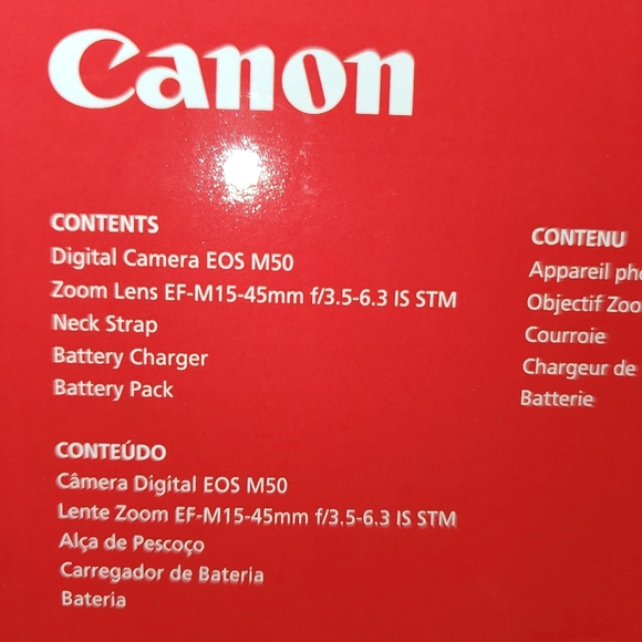 SOLD-Canon Eos M50 mirrorless digital camera - Picture 2 of 13